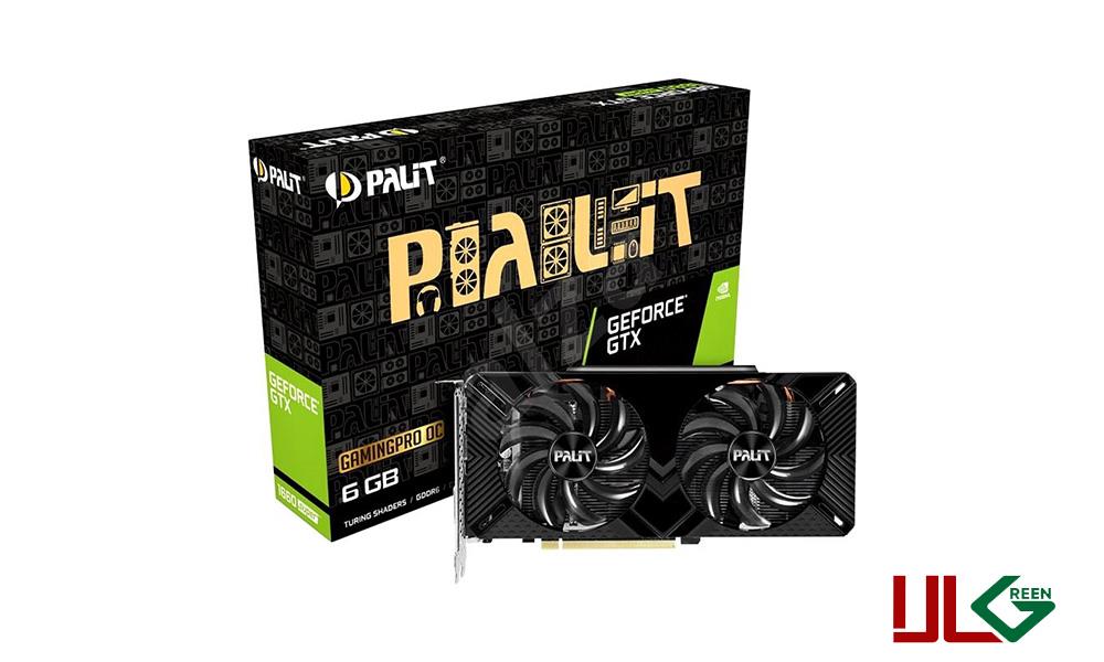 VGA Palit GeForce GTX1660 Super 6GB GDDR6 کارت گرافیک پالیت ۱۶۶۰ سوپر Palit GTX 1660 SUPER GP 6G GDDR6 Graphics Card USED Box